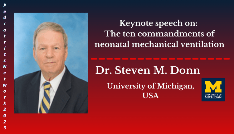 Dr. Steven M. Donn | Keynote Speaker | Pediatrics Network 2023